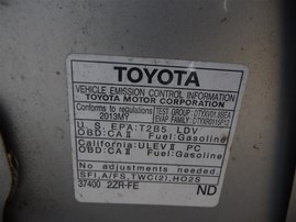 2013 Toyota Corolla S Silver 1.8L AT #Z22965